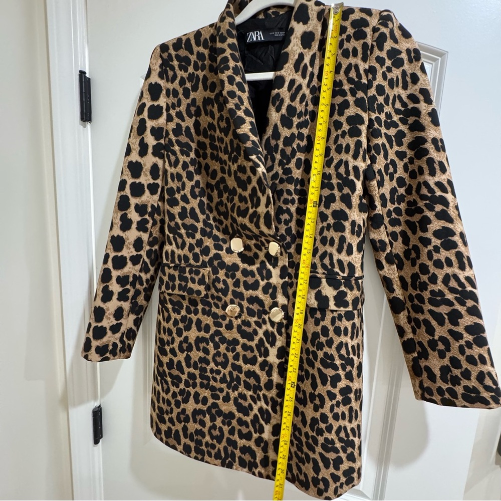Zara Leopard Print Women's Blazer - Picture 7 of 12